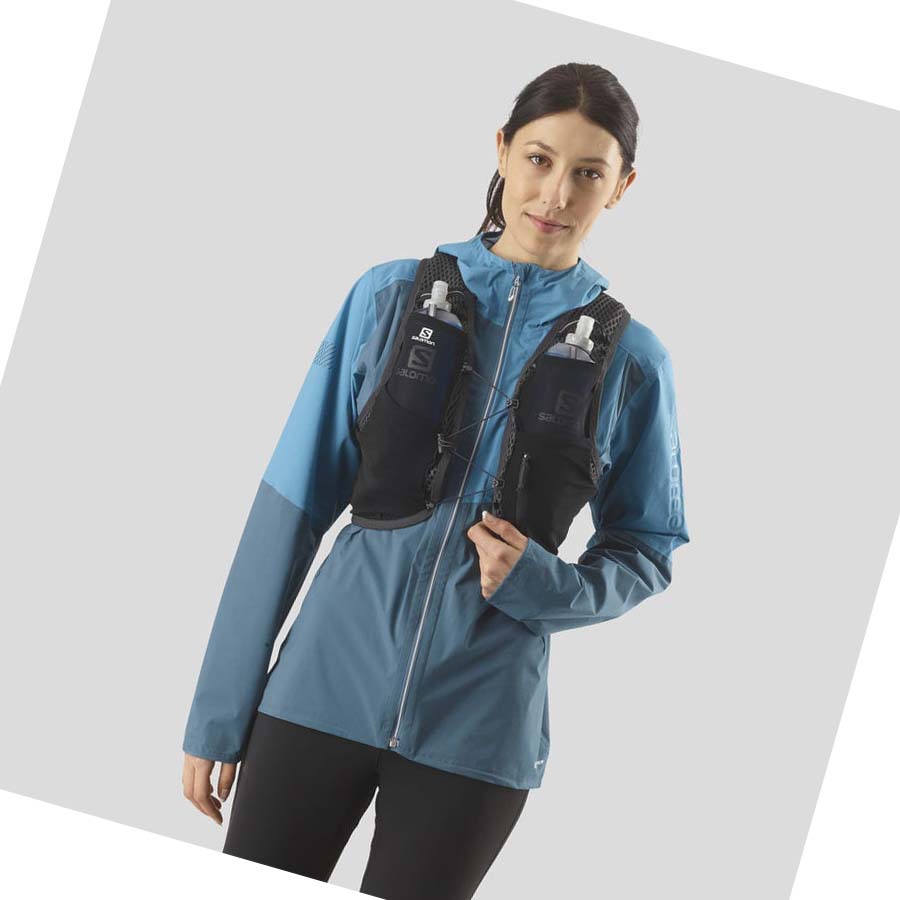 Running Packs Salomon ACTIVE SKIN 4 Mujer Negros | MX 2279QMA